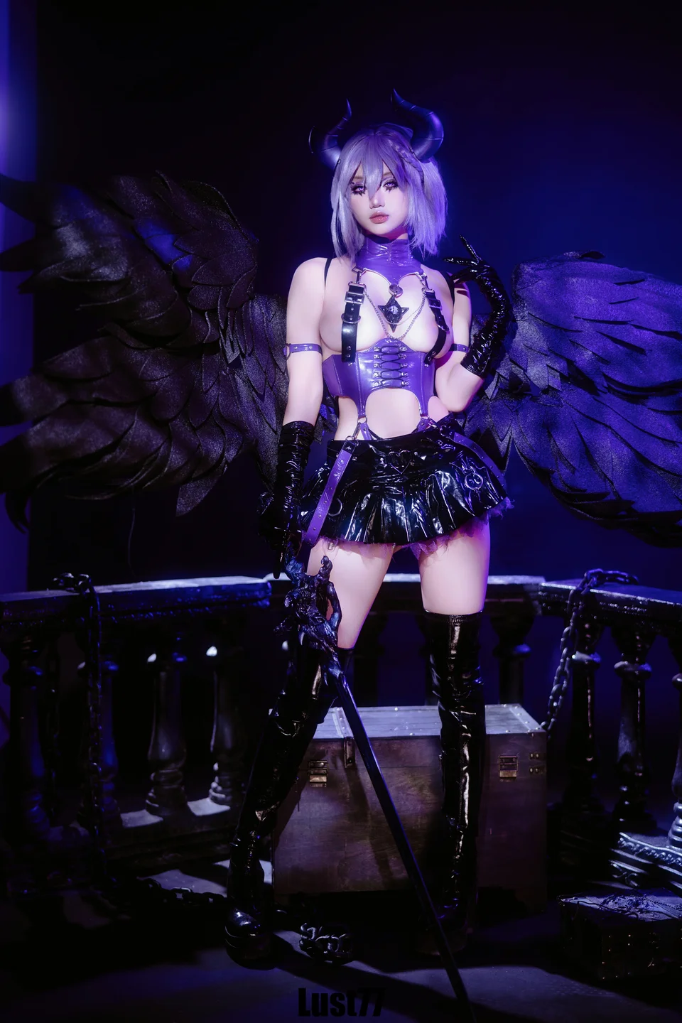 柒柒要乖哦 - No.084 堕天使之歌 [84P-1.33GB] tg@simisebaisi 【丝足阁】007.webp